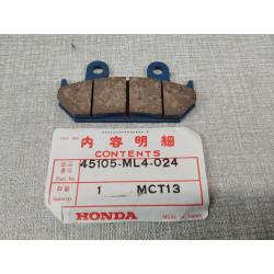 Plaquette frein avant Honda CB450S 88-89 - Réf. 45105ML4024