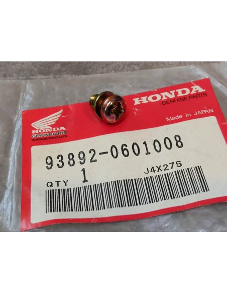 Vis 6x10 et rondelle HONDA 93892-0601008