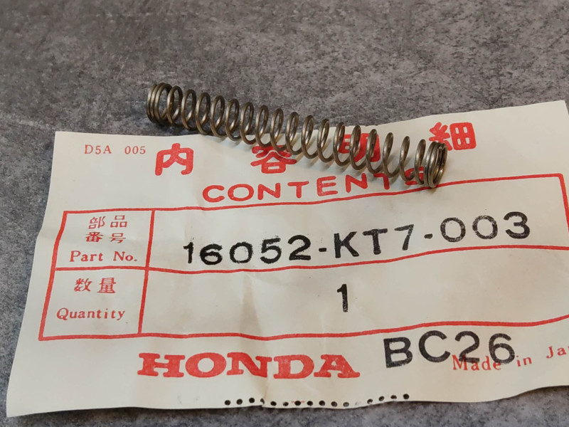 Ressort de bobine de compression CBR250F CBR400R CBR600F HONDA 16052-KT7-003