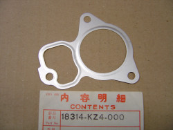 Joint de boitier d'échappement ATAC de CR125R 89 Honda 18314-KZ4-000