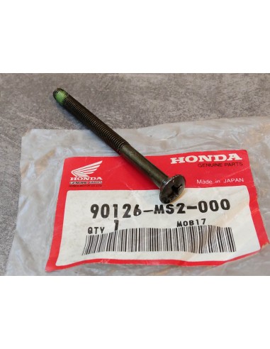 Vis masselotte de guidon M6 tete fraisee bombee noire HONDA 90126-MS2-000