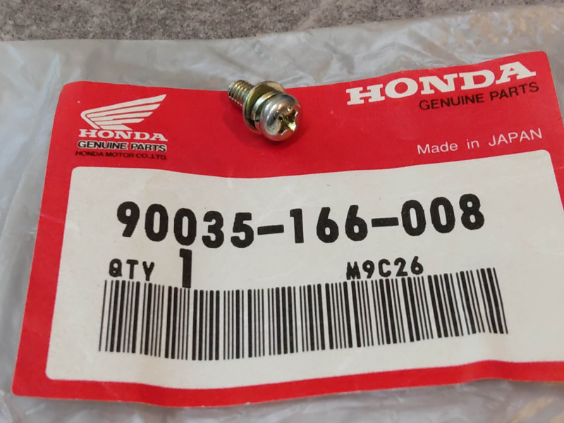 Vis cruciforme 4x10 et rondelles HONDA 90035-166-008
