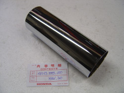 Tube chromé de sortie d'échappement XL600V 87/96 valeur Honda € idem 18319MAW