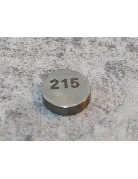 Pastille de réglage soupape diamètre 7.48 épaisseur 2.15 mm HONDA 14939-KT7-013