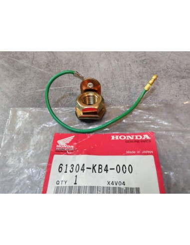 Ecrou avec fil de masse de phare Droit CM125C 82/99 CM250C HONDA 61304-KB4-000