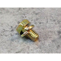Vis à tête hexagonale et rondelle 6x10 mm HONDA 93402-0601008