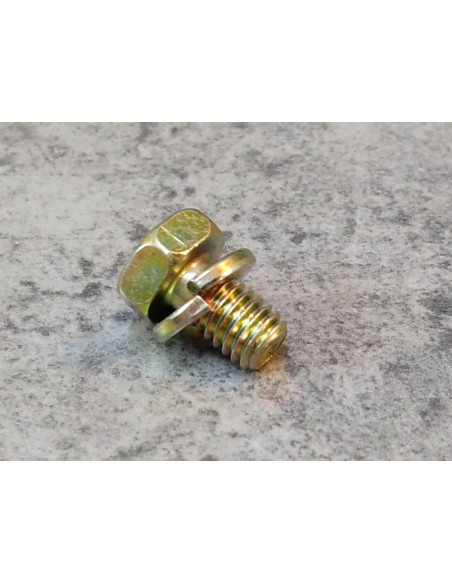 Vis à tête hexagonale et rondelle 6x10 mm HONDA 93402-0601008