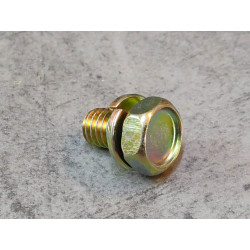 Vis à tête hexagonale et rondelle 6x10 mm HONDA 93402-0601008