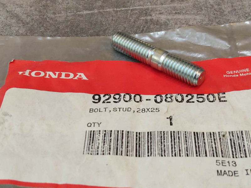 Goujon 8x25 mm HONDA 92900-080250E