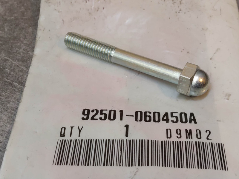 Vis à tete hexagonale bombée 6x45 mm HONDA 92501-060450A