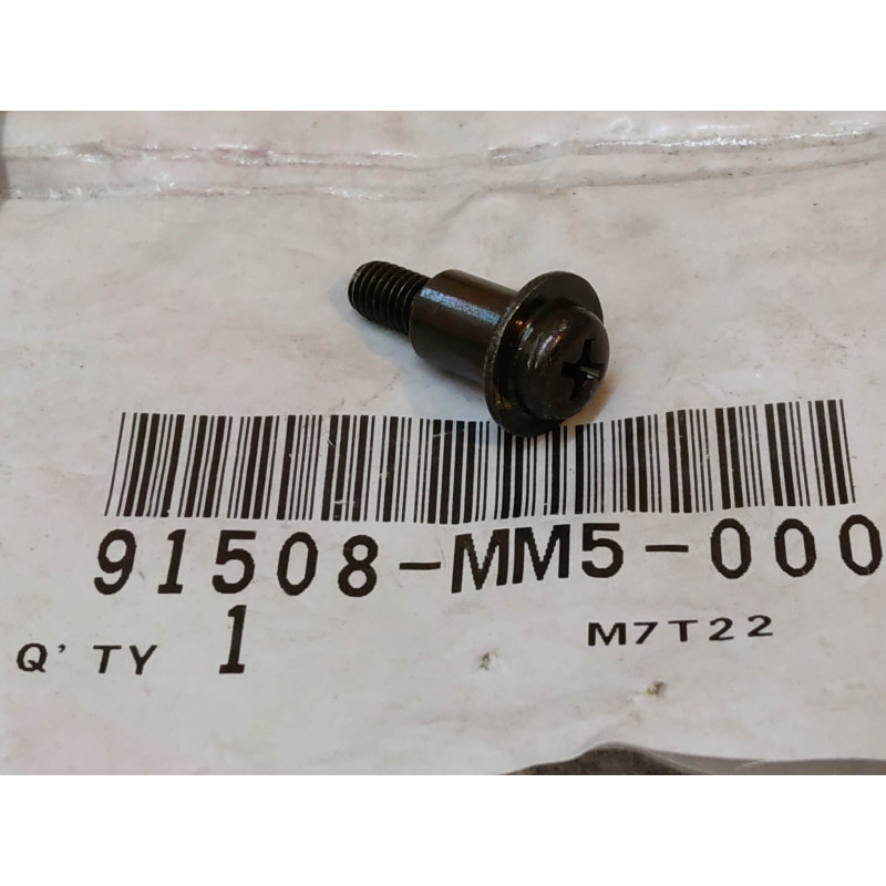 Vis cruciforme tete bombée épaulée noir M5 HONDA 91508-MM5-000