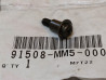 Vis cruciforme tete bombée épaulée noir M5 HONDA 91508-MM5-000