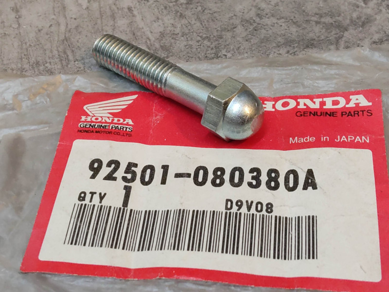 Vis à tête hexagonale arrondie 8x38 mm HONDA 92501-080380A