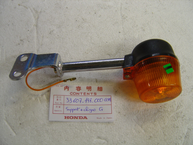 Clignotant gauche PA50 avec tige Honda - Réf. 33607148000K