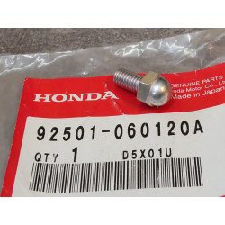 Vis tète hexagonale bombée 6x12 mm HONDA 92501-060120A