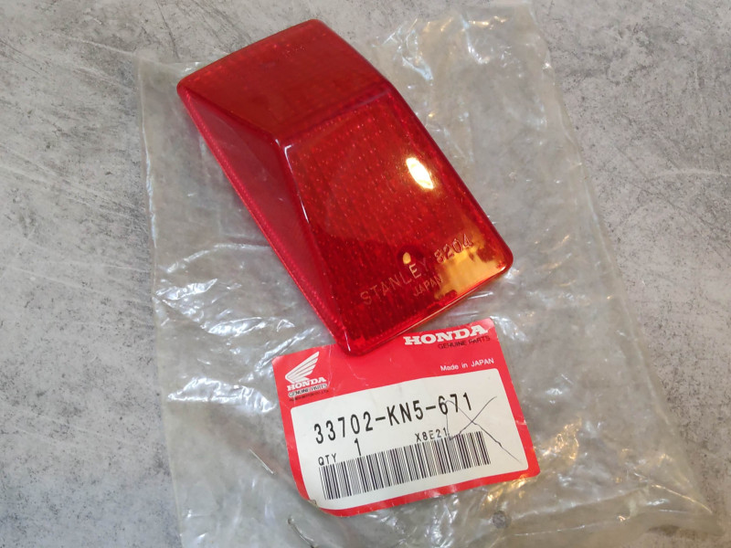 Cabochon de feu AR de XR600R 92-94 RG 86 XR650 HONDA 33702-KN5-671
