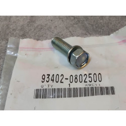 Vis hexagonale 8x25 mm + rondelle Honda 93402-0802500