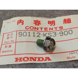 Vis à tête hexagonale épaulée filetage vert 6x10 mm HONDA 90112-KS3-900