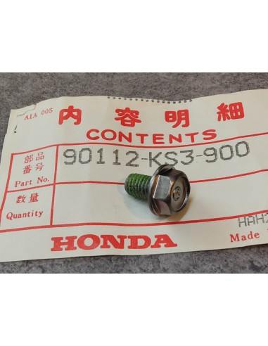 Vis à tête hexagonale épaulée filetage vert 6x10 mm HONDA 90112-KS3-900