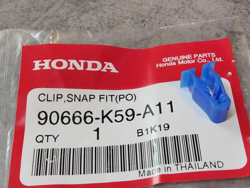 Agraphe de carénage MSX125 GROM125 HONDA 90666-K59-A11