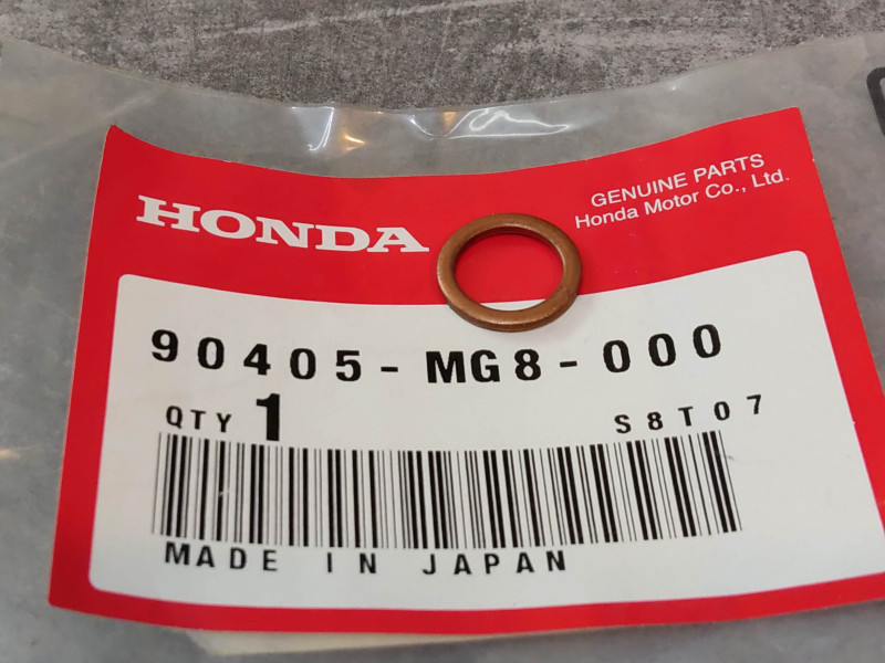 Rondelle cuivre VT1100 C/C2/T 85-98 HONDA 90405-MG8-000