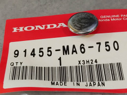 Bouchon chromé tête de vis 8 mm CB350/450 CBX HONDA 91455-MA6-750