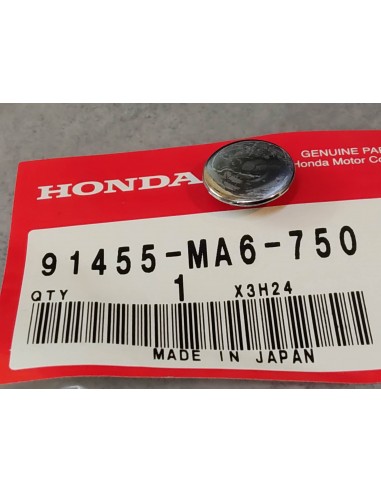 Bouchon chromé tête de vis 8 mm CB350/450 CBX HONDA 91455-MA6-750