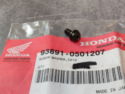 Vis cruciforme 5x12 mm + rondelle HONDA 93891-0501207