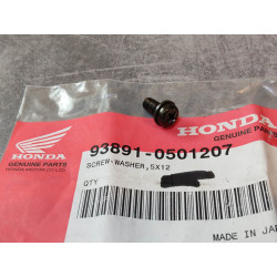 Vis cruciforme 5x12 mm + rondelle HONDA 93891-0501207