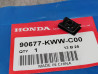Agrafe écrou 5 mm HONDA 90677-KWW-C00