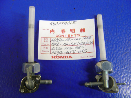Robinet d'essence adaptable Honda M14 - Réf. 16950150000A