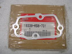 Joint de chambre dans montage echappement de CR125R 87/89