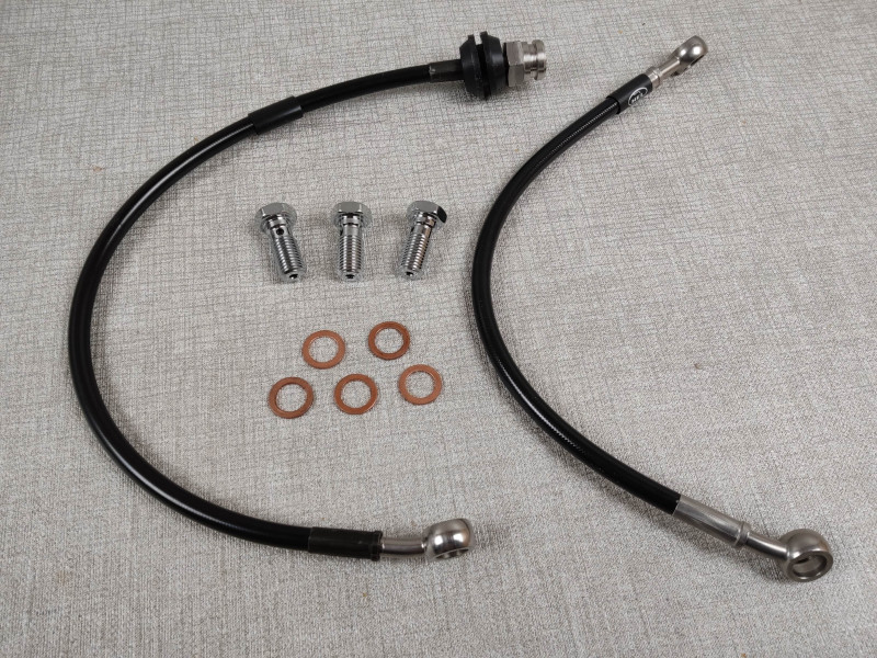 Kit durite aviation guidon bas noir cb750 FOUR