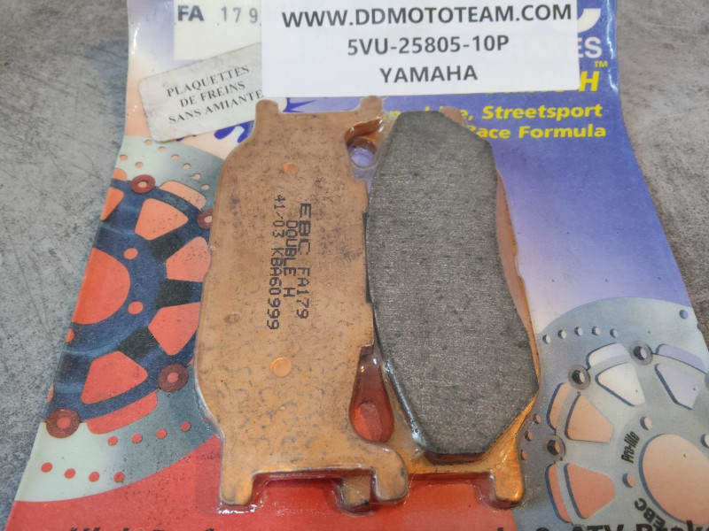 Jeu de plaquettes de frein ADAPTABLE XV125 YAMAHA 5VU-25805-10P