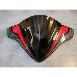Visière de compteur noire et rouge CB1000R HONDA 64210-MFN-730ZA