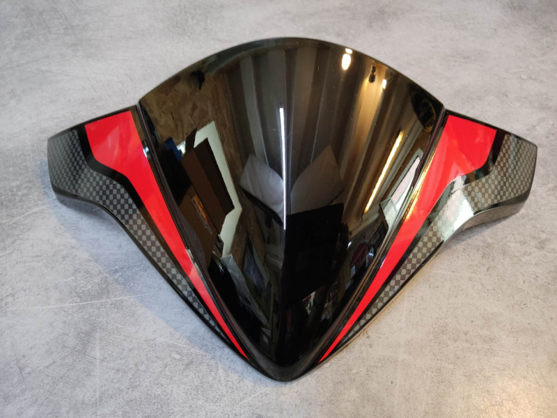 Visière de compteur noire et rouge CB1000R HONDA 64210-MFN-730ZA