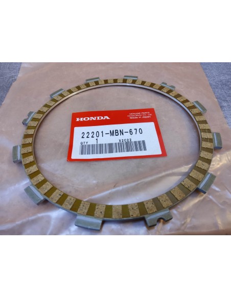Disque garni embrayage XR650R 01-11 CRF450R 09-11 HONDA 22201-MBN-670