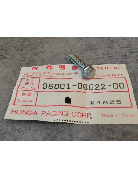 Vis à tête hexagonale épaulée 6x22 mm HONDA 96001-06022-00