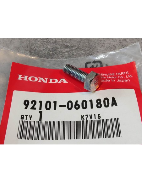 Vis à tête hexagonale 6x18 mm HONDA 92101-060180A