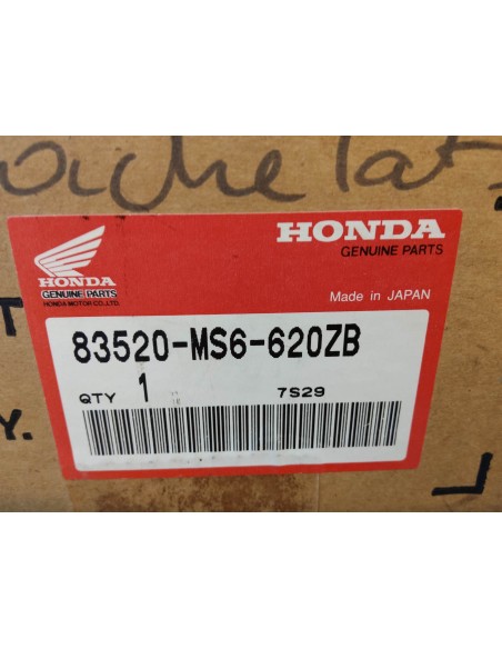 Cache latéral blanc coté droit XL600V TRANSALP 89/90/94 HONDA 83520-MS6-620ZB