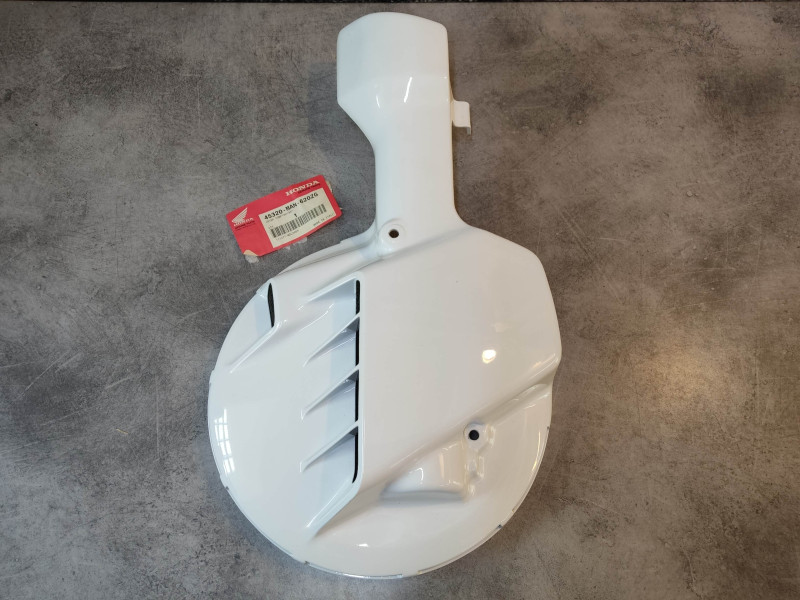 Protège disque avant blanc NX650 DOMINATOR 90-94 HONDA 45320-MAN-620ZG
