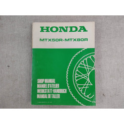 Manuel Réparation Honda MTX50R MTX80R Officiel 66GJ100