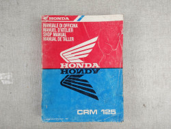 MANUEL D'ATELIER CRM125 ORIGINE HONDA 66-KAK-000