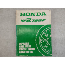 Manuel Atelier Honda VFR750 F 1986 Officiel 66-ML7-00