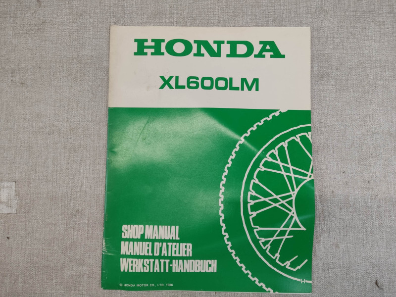Additif Manuel Réparation Honda XL600LM 67MK500Z