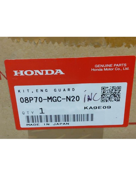 Kit protège réservoir incomplet (1 seule barre) HONDA 08P70-MGC-N20 INC