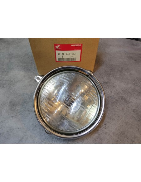 Optique avant complet CL125 CA175 CB100 CB125S CT125... HONDA 33100-243-672