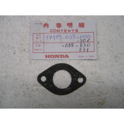 Joint papier pipe d'admission Honda CF70 Chaly SS50Z ATC70