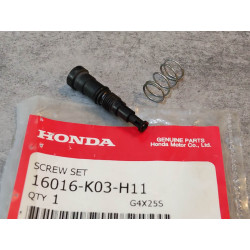 Vis ralenti + ressort + joint HONDA 16016-K03-H11
