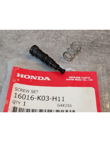 Vis ralenti + ressort + joint HONDA 16016-K03-H11